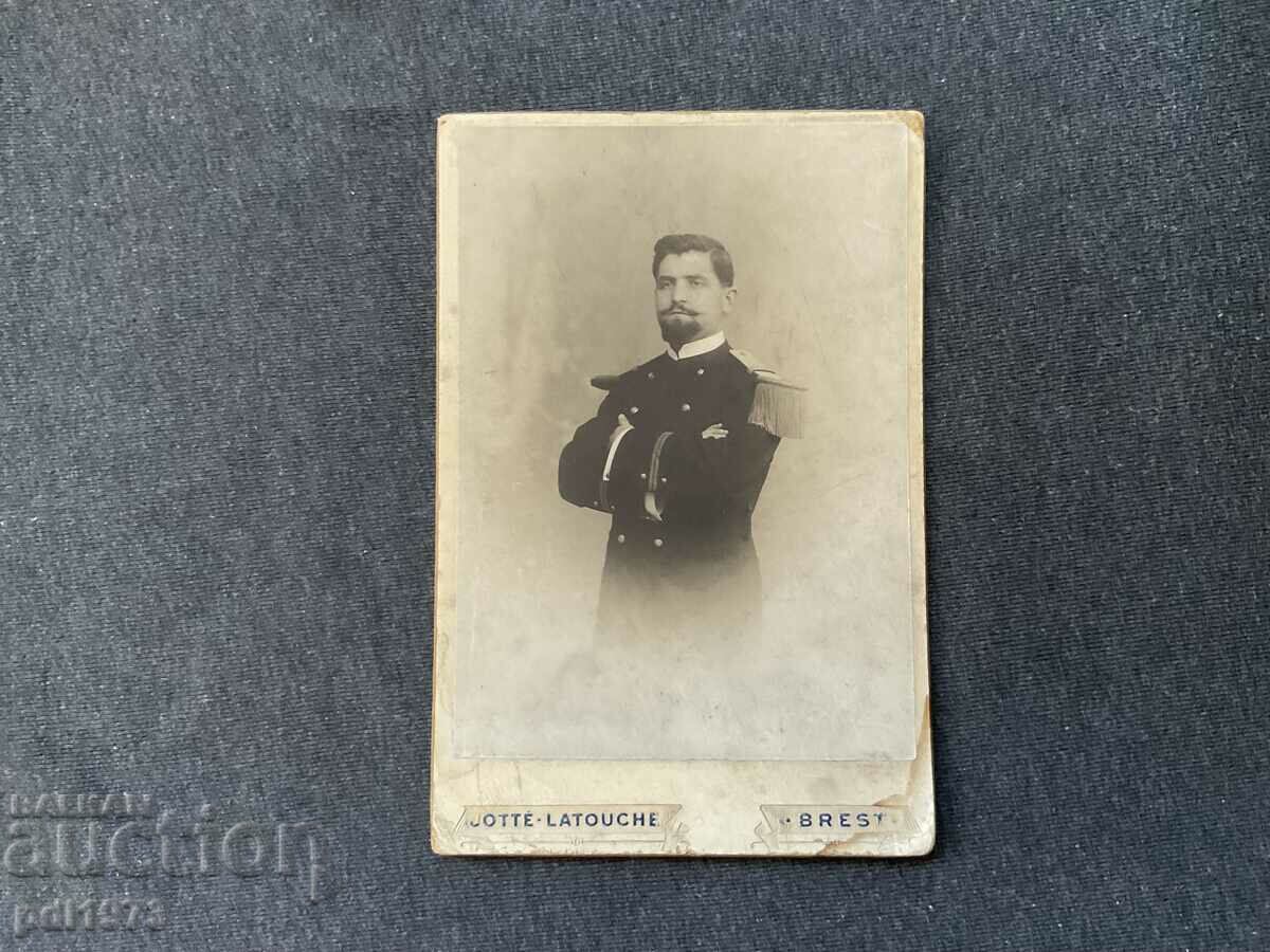 Fotografie veche a căpitanului de rangul 1 Rashko Serafimov