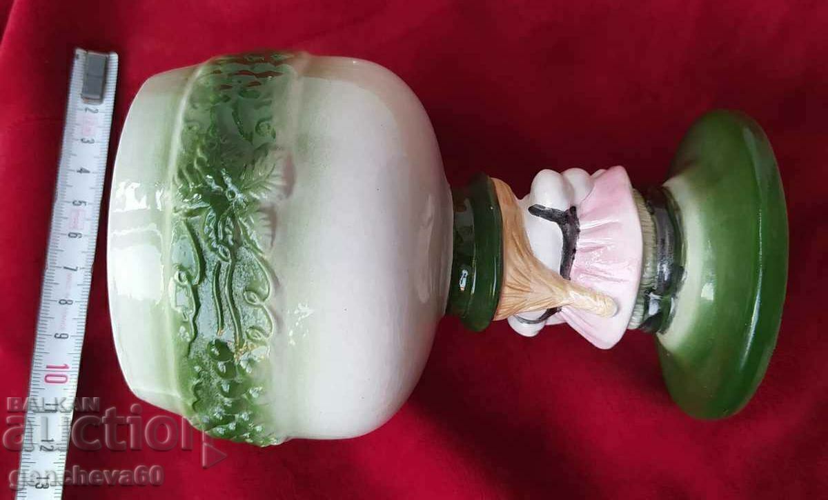 Auction  Interesting vintage wine glass
