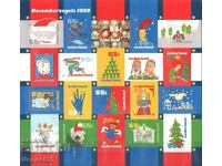 1999. Olanda. timbre decembrie. Bloc.