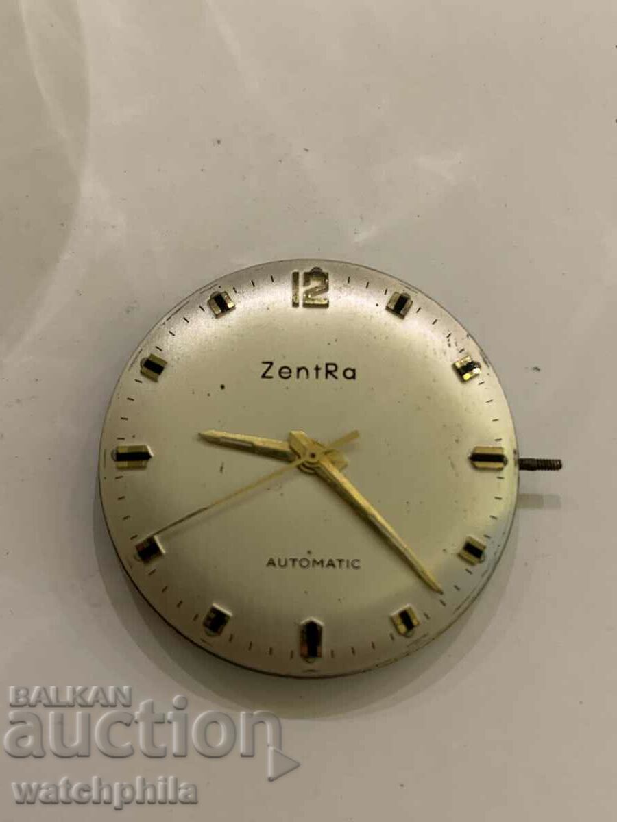 Zentra Автоматик механизъм от мъжки часовник. Рядък