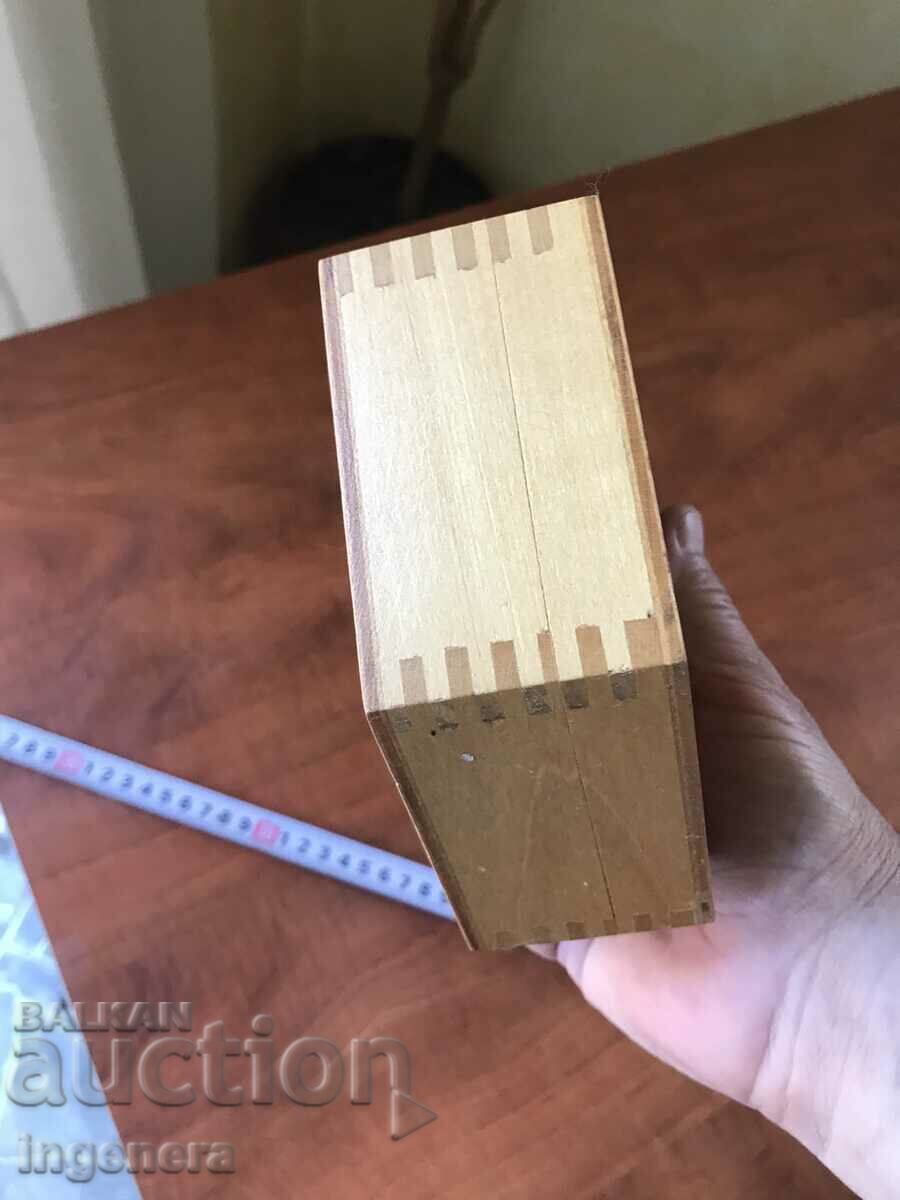 BOX WOOD PYROGRAPH DRAWING ANTIQUE FROM SOCA MOSTRA - 5 BOX WOOD PYROGRAPH DRAWING ANTIQUE FROM SOCA MOSTRA - 5