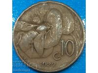 10 centesimi 1922 Italia