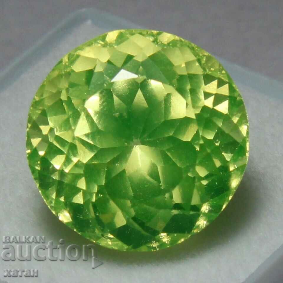BZC! 1.55 ct natural yellow-green tanzanite GDL cert from 1 pc!