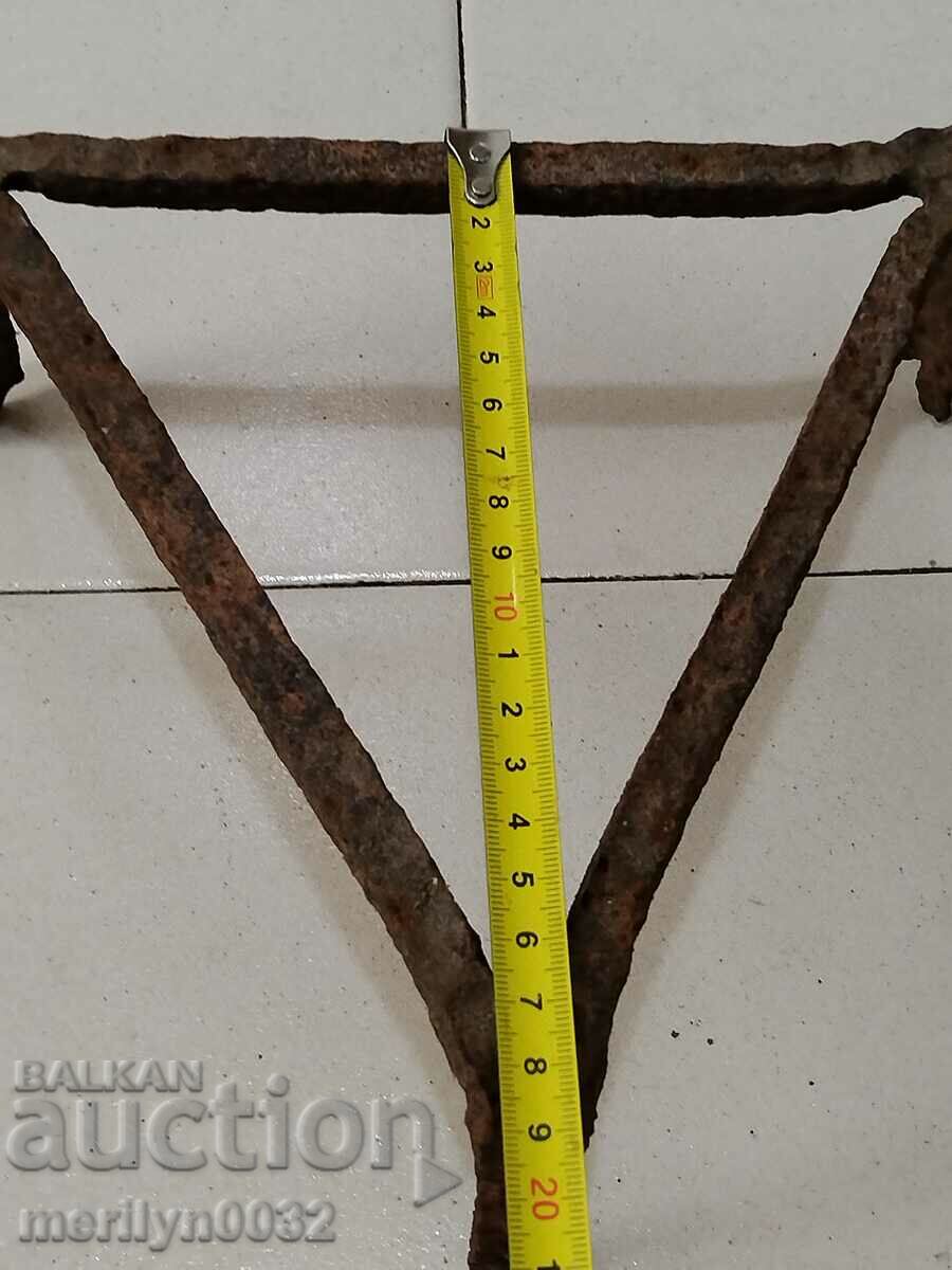 Old forged Sazhek Pyrostia wrought iron Pyrostia - 6