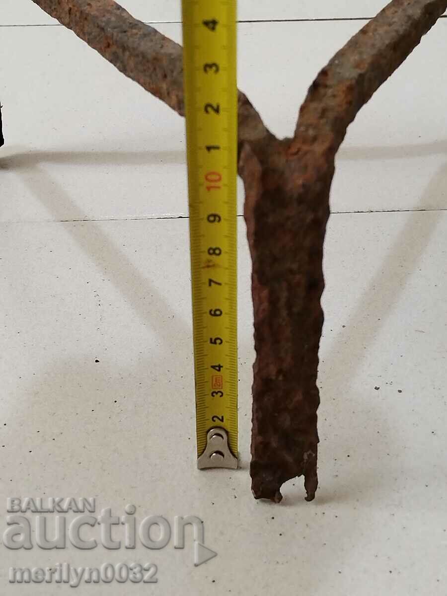 Old forged Sazhek Pyrostia wrought iron Pyrostia - 7