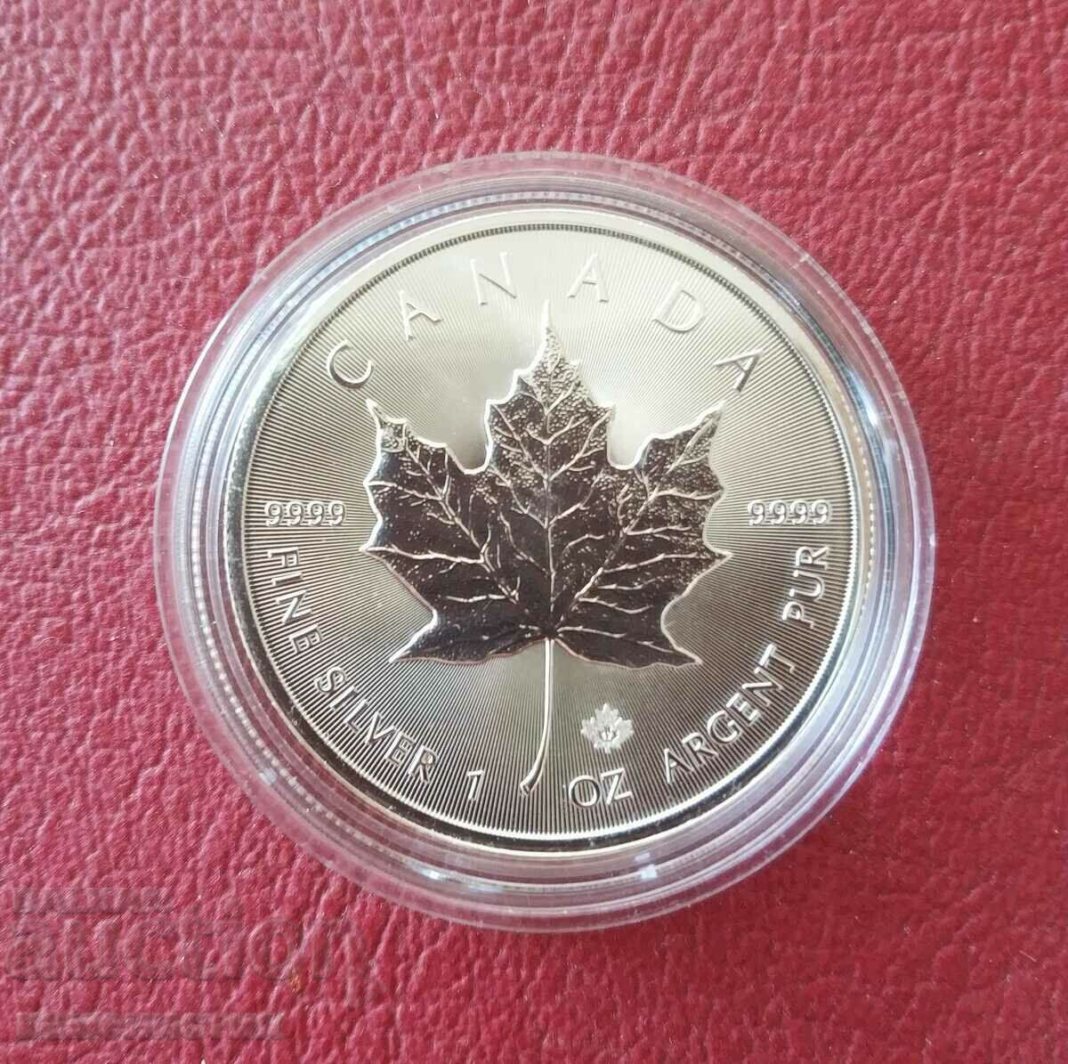 Canadian Maple Leaf Silver 3 oz, 2017