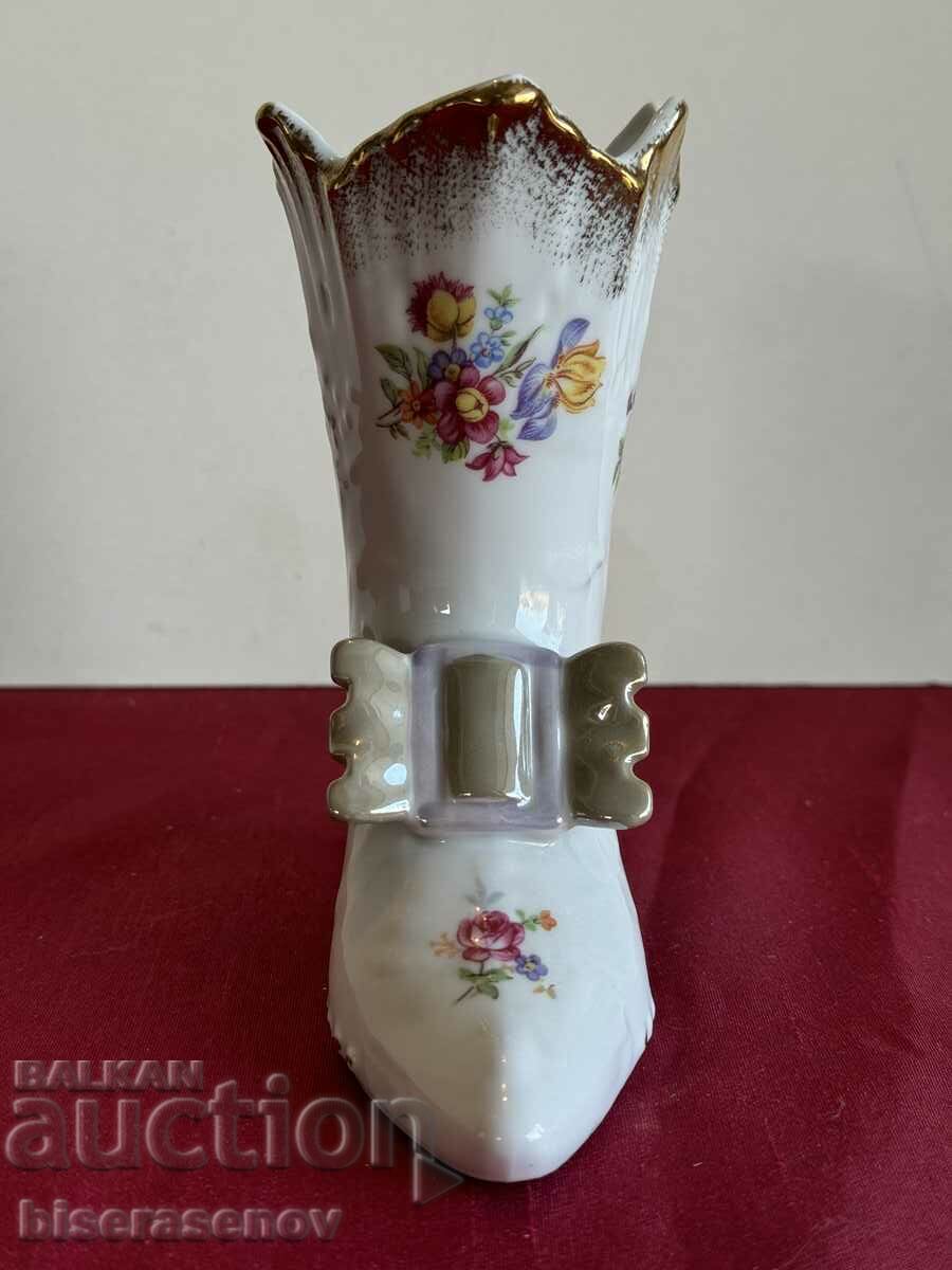Beautiful porcelain vase with markings