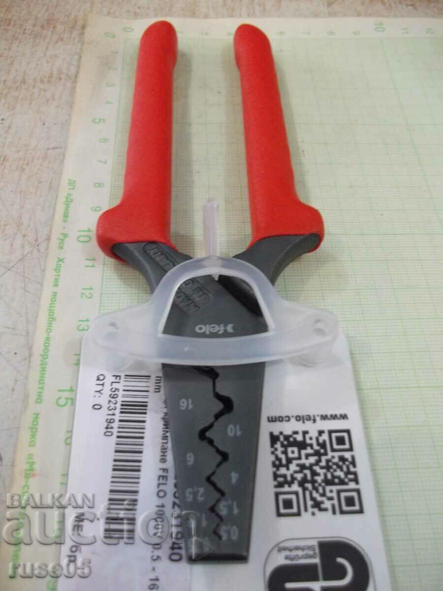 Πένσα πτύχωσης "FELO 1000V 0,5 - 16 mm" καινούργια - 7 Πένσα πτύχωσης "FELO 1000V 0,5 - 16 mm" καινούργια - 7