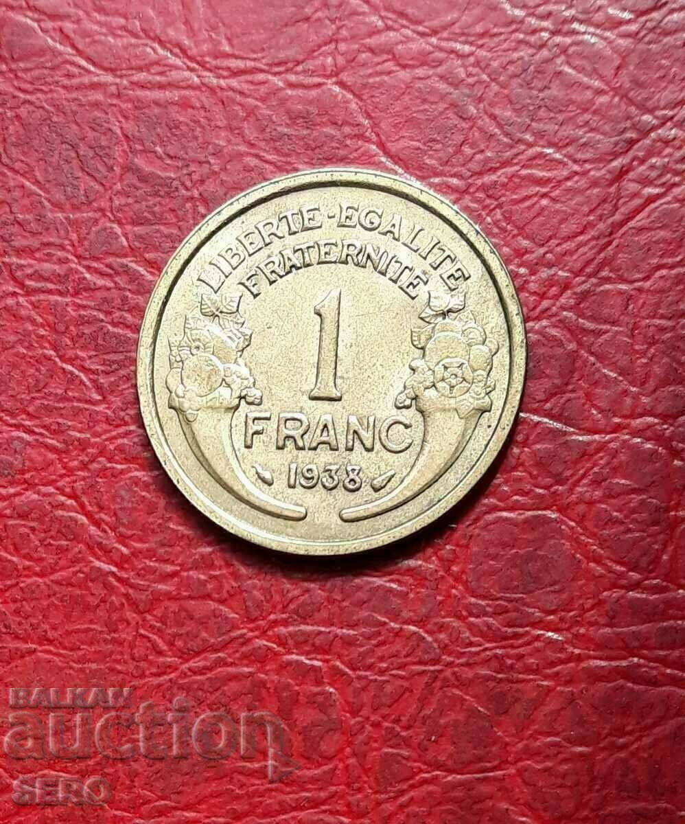 Franța-1 franc 1938