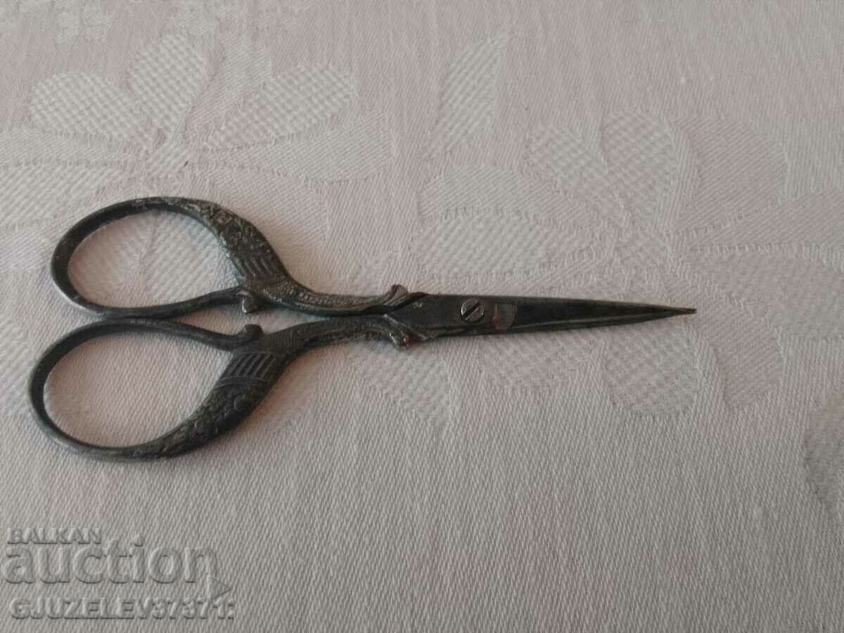 old needlework scissors
