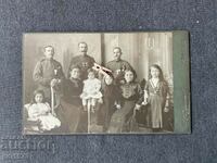 Стара снимка Ив. А. Карастоянов военни медали кръст  1900