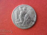 1 kroner 1922 Czechoslovakia