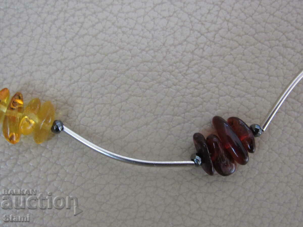 Women's necklace made of premium Baltic amber with price 78.00 BGN | € 39.88 Women's necklace made of premium Baltic amber with price 78.00 BGN | € 39.88