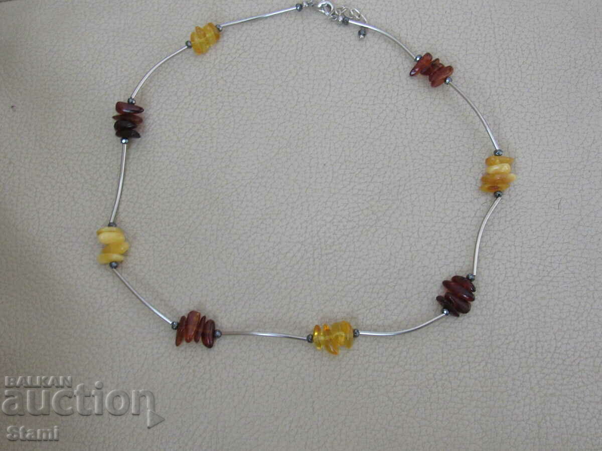 Delivery of Women's necklace made of premium Baltic amber Delivery of Women's necklace made of premium Baltic amber