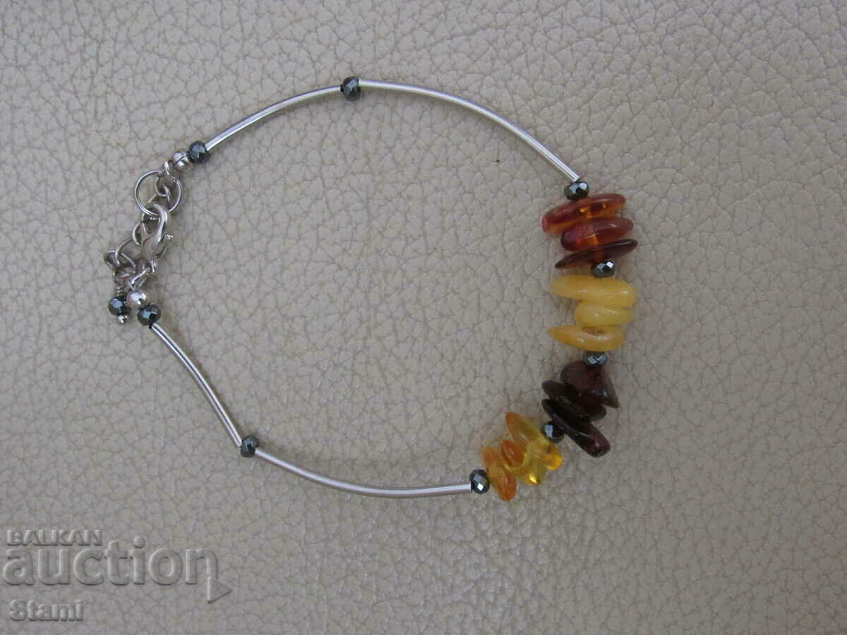 Auction Women's bracelet made of premium Baltic amber Auction Women's bracelet made of premium Baltic amber