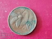 Bee 10 centesimi 1921