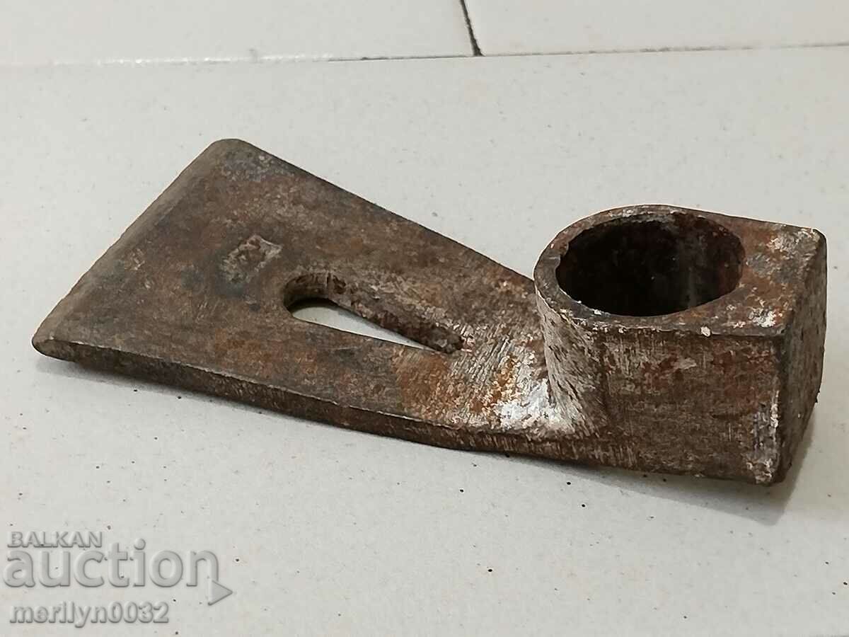 Carpenter's adze with craftsman's stamp ax knife tool with price 35.00 BGN | € 17.90 Carpenter's adze with craftsman's stamp ax knife tool with price 35.00 BGN | € 17.90