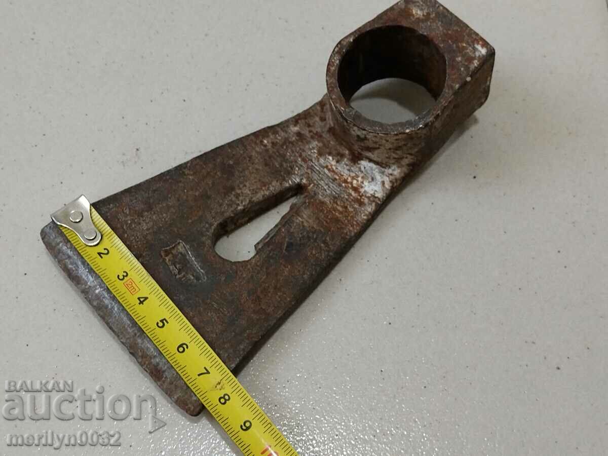 Carpenter's adze with craftsman's stamp ax knife tool - 7 Carpenter's adze with craftsman's stamp ax knife tool - 7