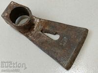 Carpenter's adze with craftsman's stamp ax knife tool