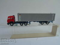 WIKING H0 1/87 IVECO CONTAINER TRUCK MODEL TOY TROLLEY