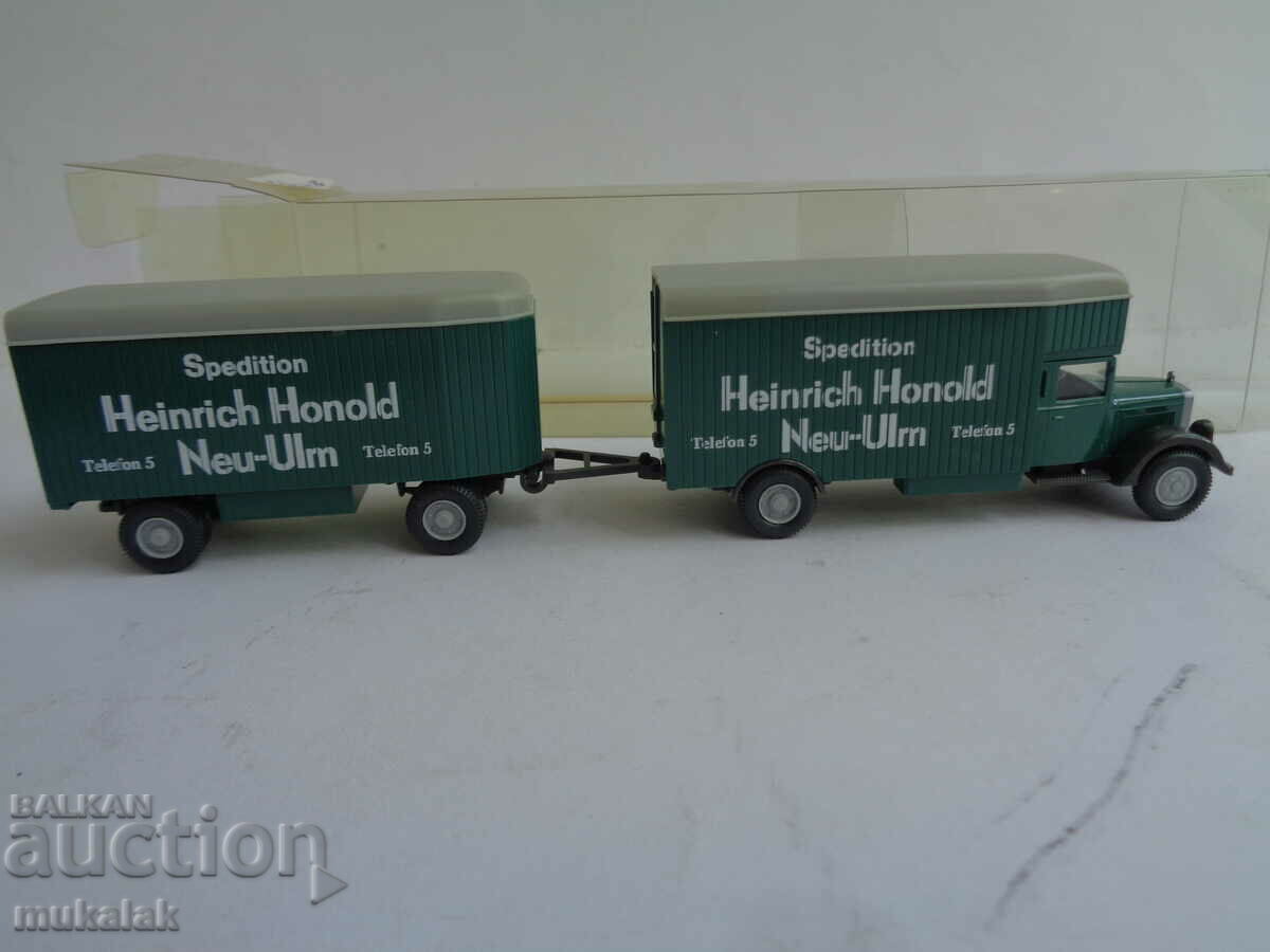 Auction WIKING H0 1/87 MERCEDES BENZ TRUCK MODEL TOY TROLLEY Auction WIKING H0 1/87 MERCEDES BENZ TRUCK MODEL TOY TROLLEY
