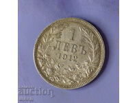 1912 Monedă 1 Lev Ferdinand Argint Argint Bulgaria