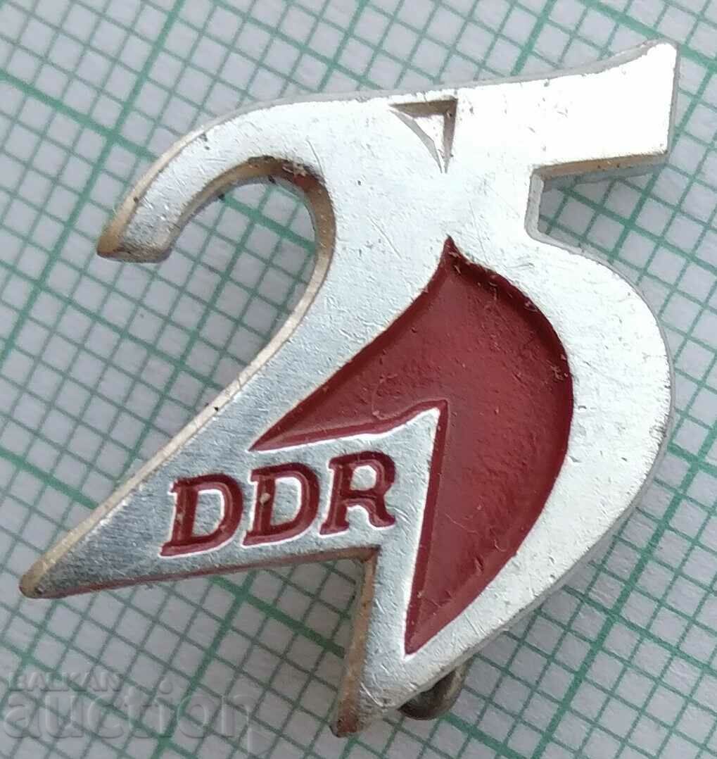 16278 Значка - 25 години DDR Източна германия
