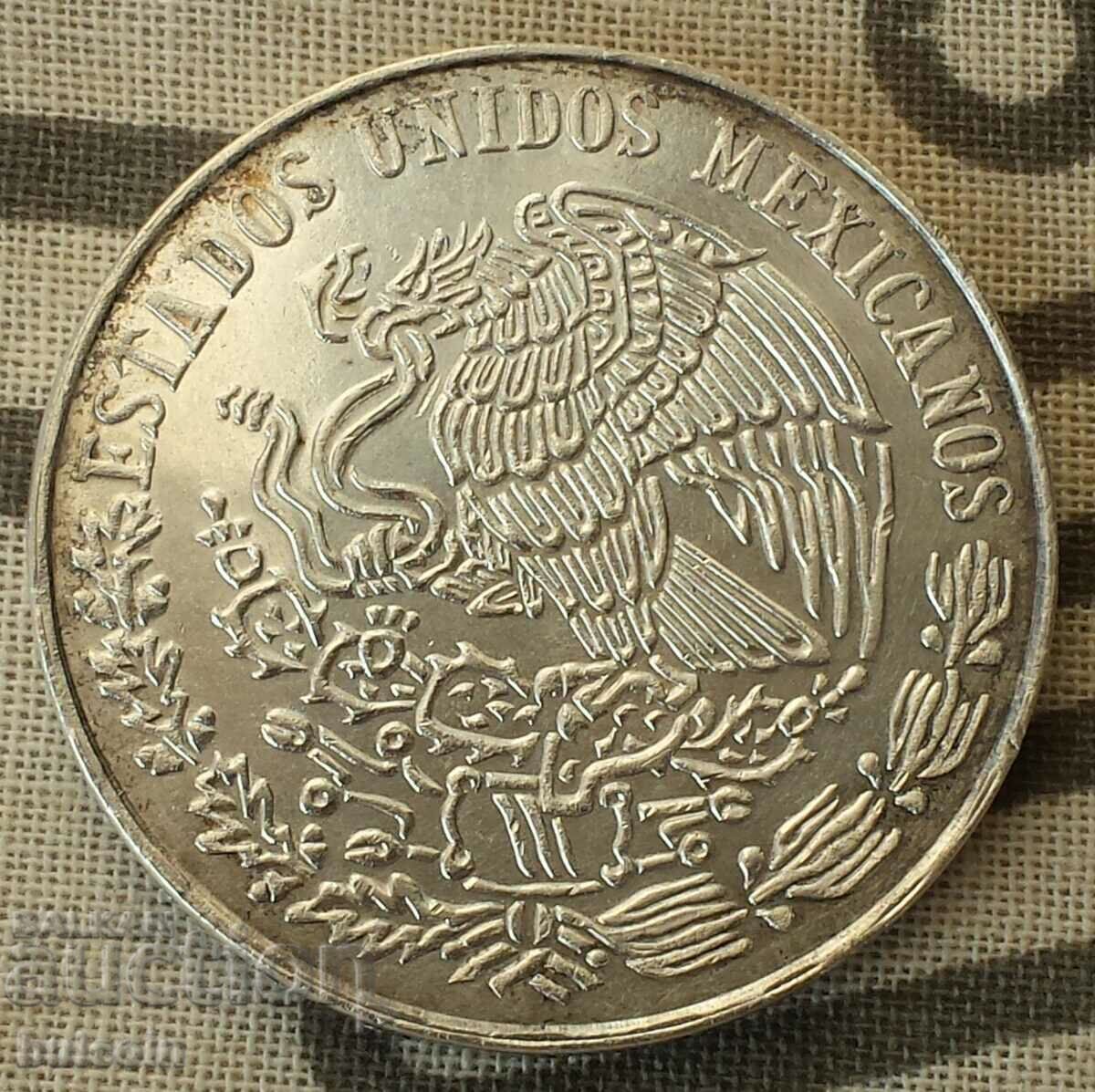 MEXICO XF 25 PESOS SILVER COIN 1972/ BENITO JUAREZ MEXICO XF 25 PESOS SILVER COIN 1972/ BENITO JUAREZ