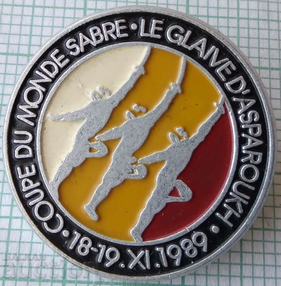 16282 Badge - Fencing World Cup 1989