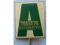 16283 Badge - construction company Metrostav Czech Republic
