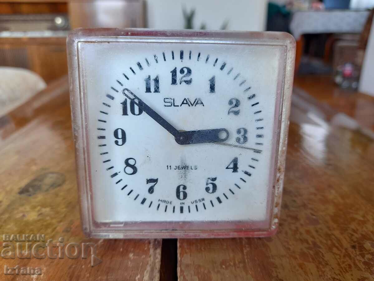 Desk clock, alarm clock SLAVA, SLAVA with price 13.00 BGN | € 6.65 Desk clock, alarm clock SLAVA, SLAVA with price 13.00 BGN | € 6.65