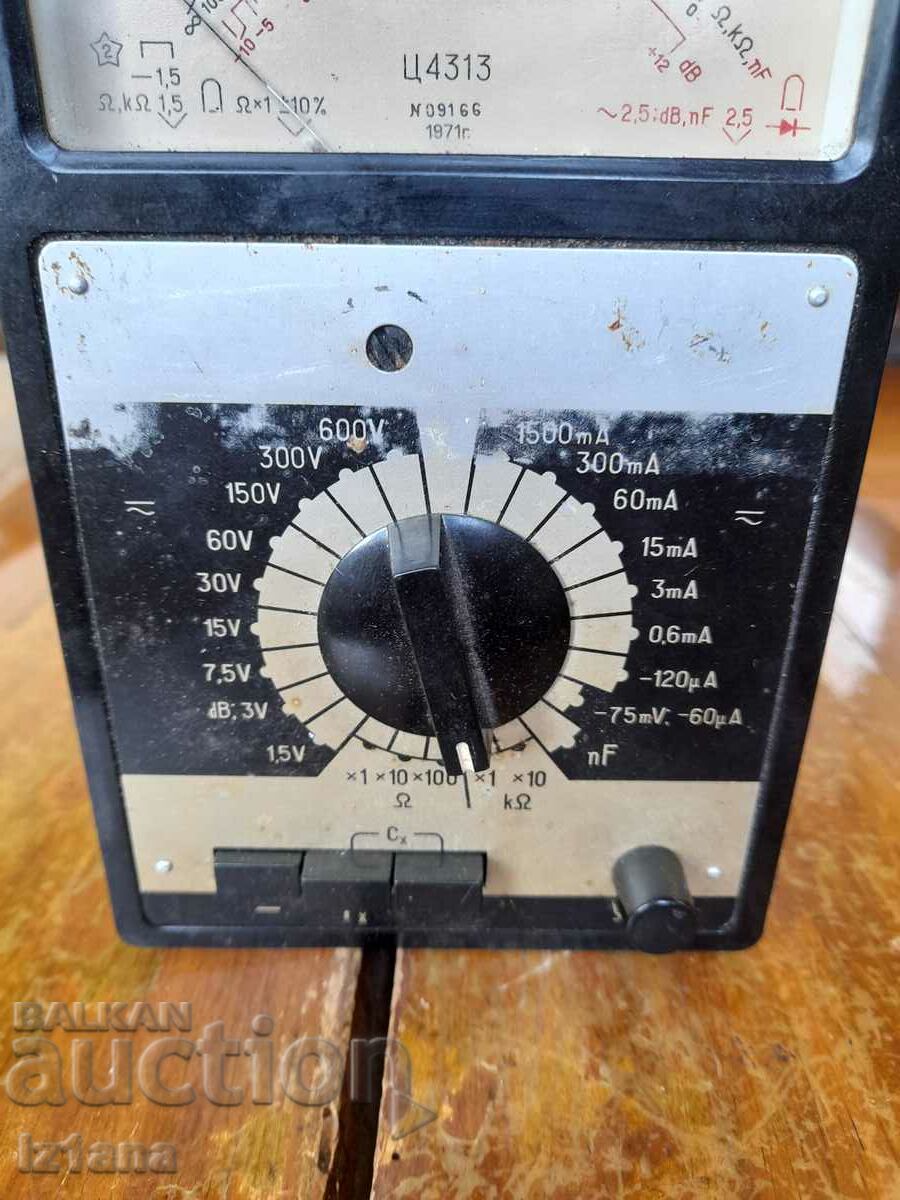 Auction Old multimeter C4313 Auction Old multimeter C4313