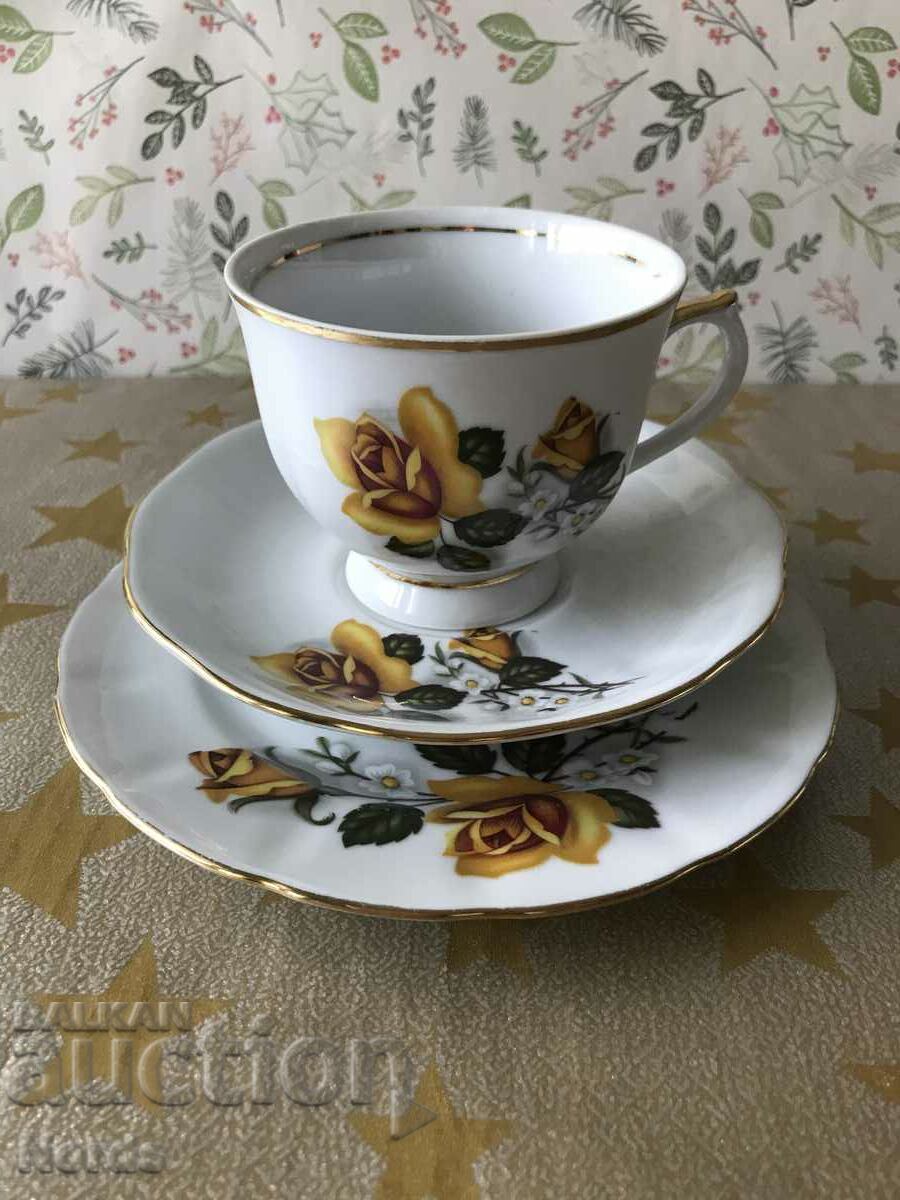 Triple tea set