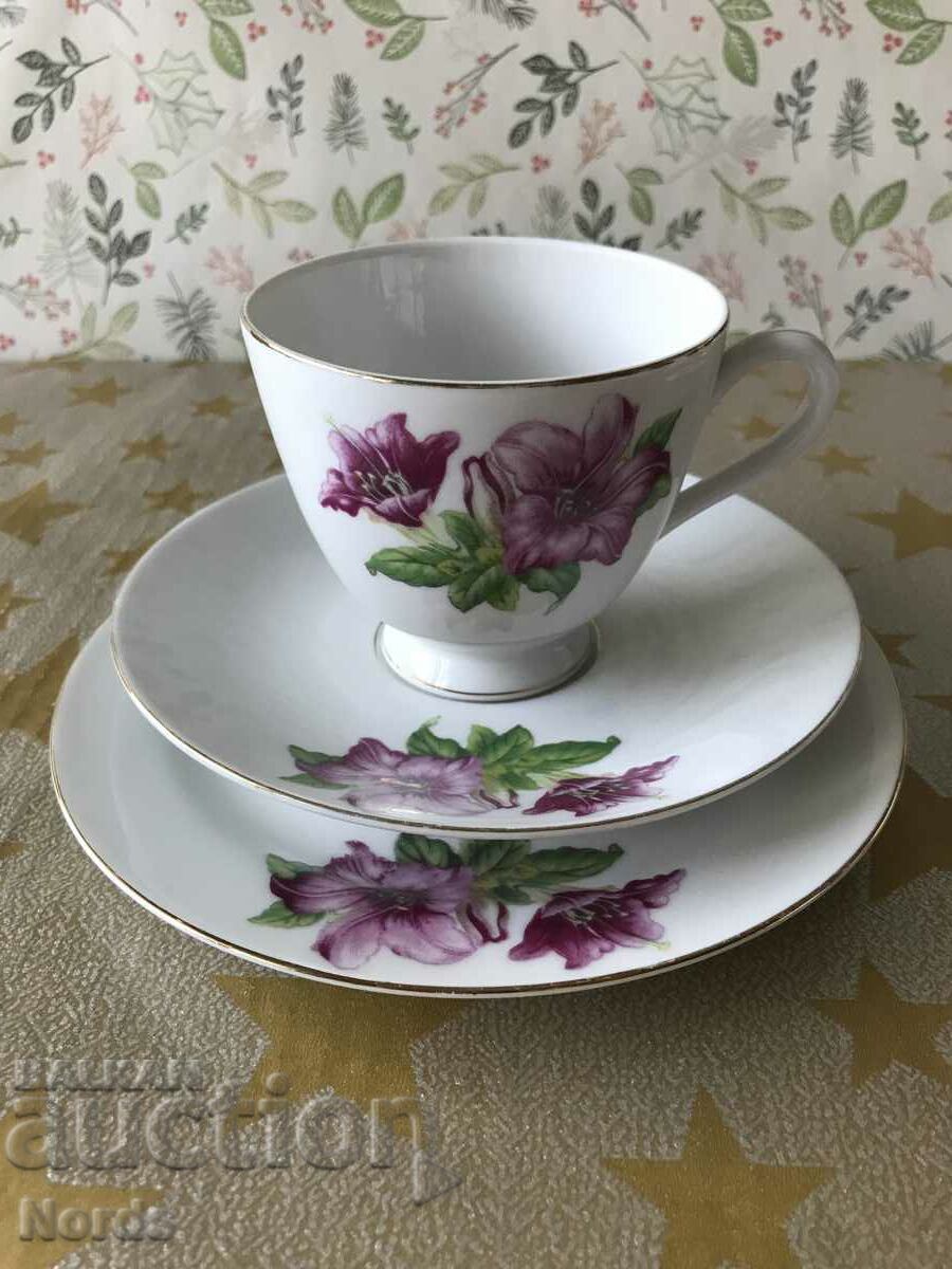 Triple tea set