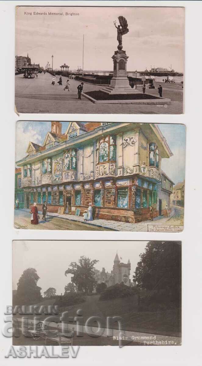 3 cărți de călătorie vechi - Marea Britanie