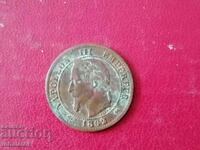 1862 2 centimes France