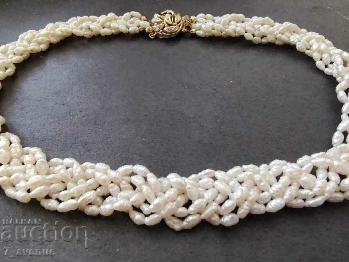 Auction  Necklace, necklace, old jewelry, pearls, silver 835, 11.07.24