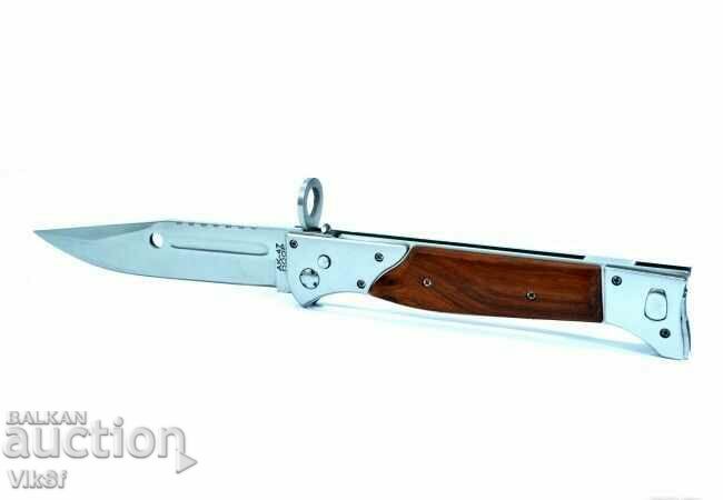 Auction Folding automatic knife bayonet AK 47 USSR Auction Folding automatic knife bayonet AK 47 USSR