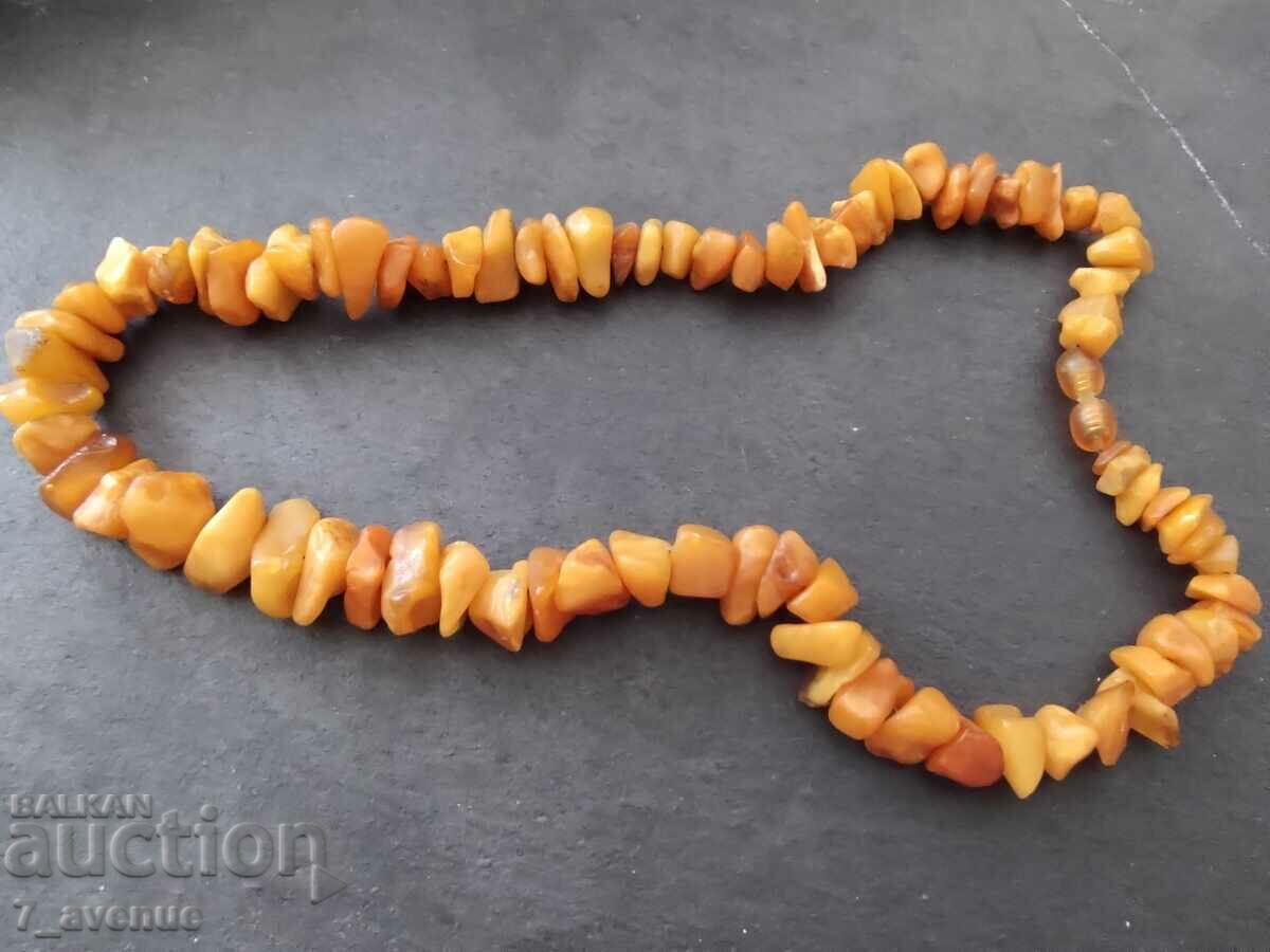 Necklace, necklace, old jewelry, natural amber, 11.07.24