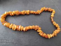 Necklace, necklace, old jewelry, natural amber, 11.07.24