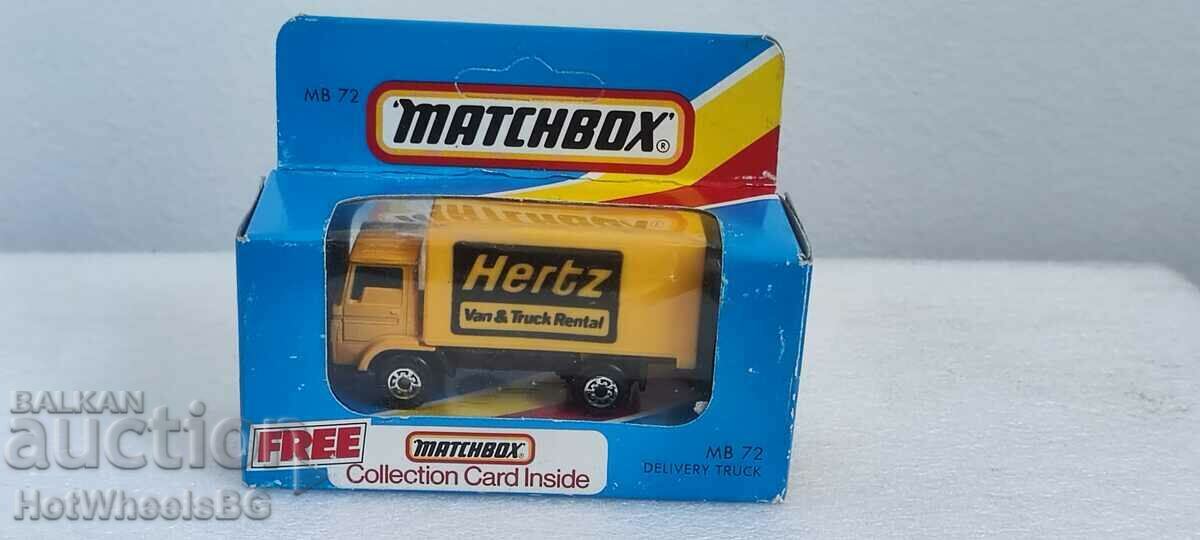 CUTIA DE chibrituri LESNEY. Nr. MB 72D Dodge Delivery Van 1982