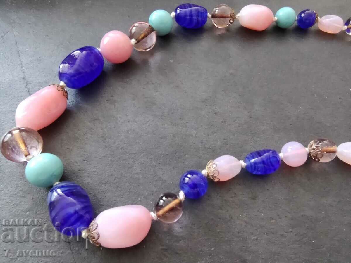 Necklace, necklace, old jewelry, natural stones 11.07.24 with price 99.00 BGN | € 50.62