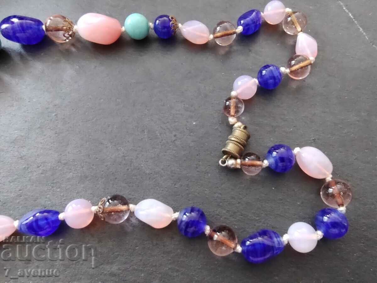 Auction  Necklace, necklace, old jewelry, natural stones 11.07.24