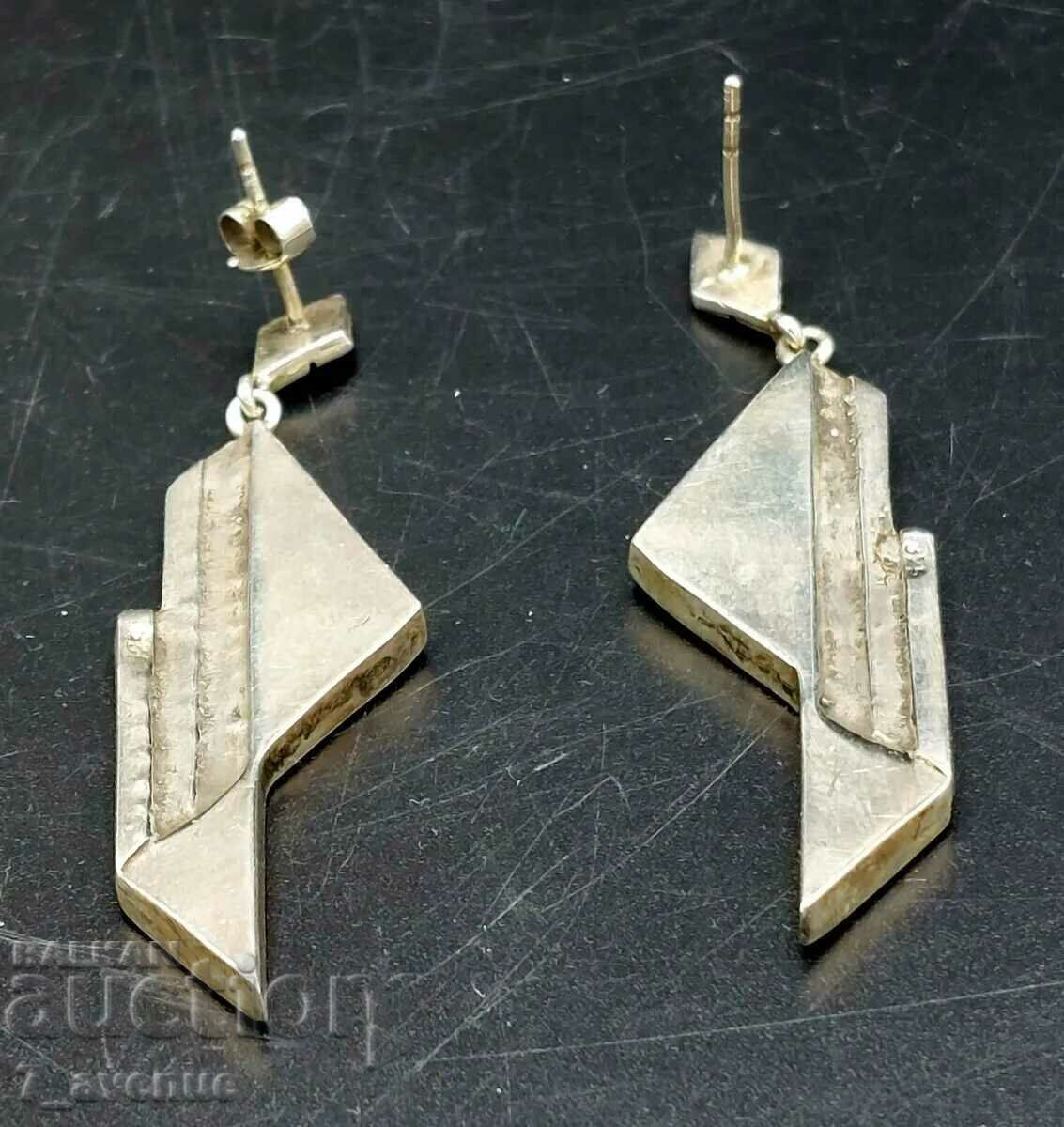 Earrings silver geometric shapes, onyx, 17.05.2024 with price 299.00 BGN | € 152.88 Earrings silver geometric shapes, onyx, 17.05.2024 with price 299.00 BGN | € 152.88