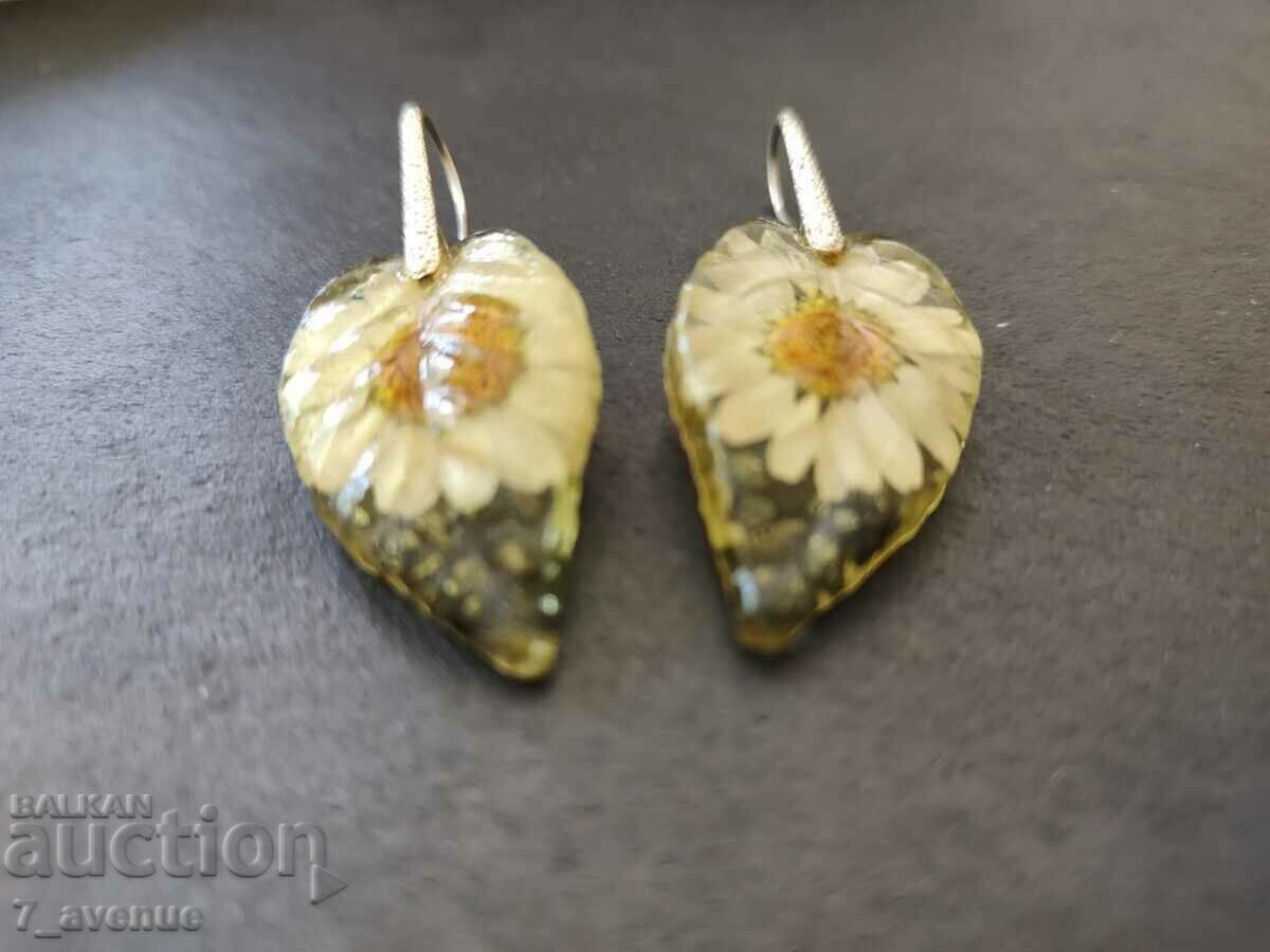 Delivery of Earrings with natural flowers, epoxy resin.11.07.,2024 Delivery of Earrings with natural flowers, epoxy resin.11.07.,2024