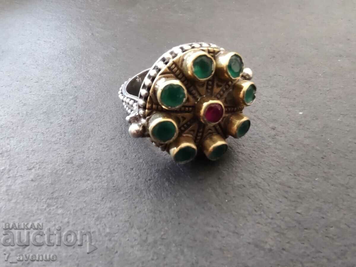 Old RING, silver and natural stones, 11.07.2024 - 5 Old RING, silver and natural stones, 11.07.2024 - 5