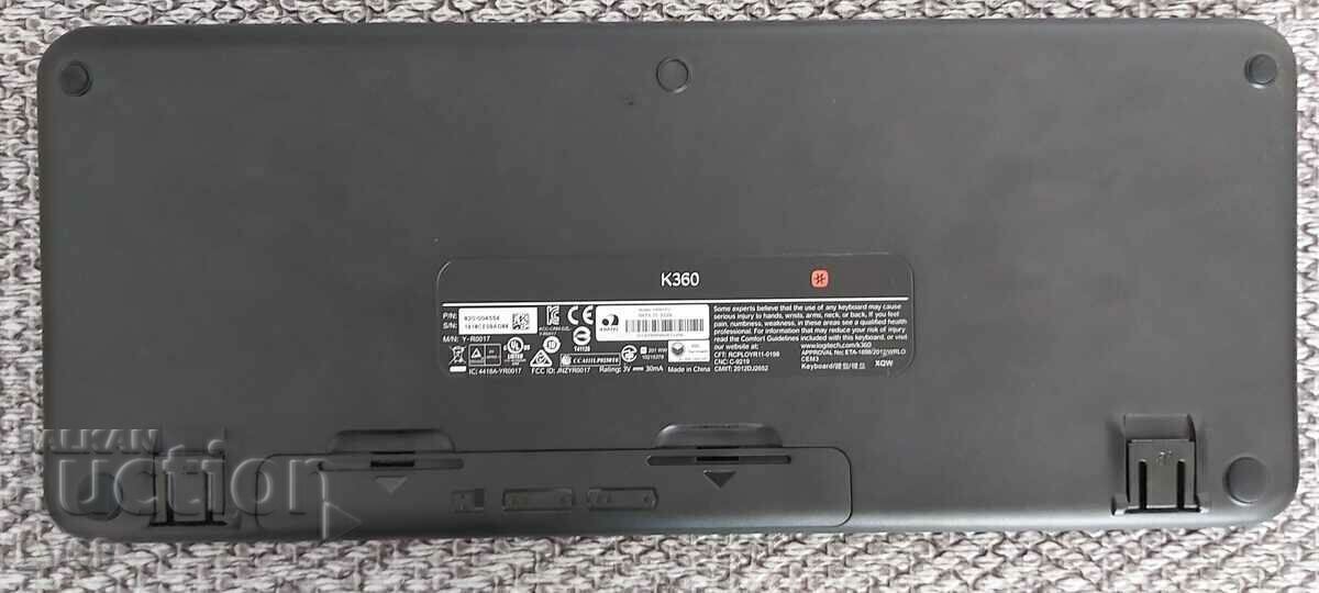 БЕЗЖИЧНА КЛАВИАТУРА LOGITECH K360 с цена € 45.00 | 88.01 лв.