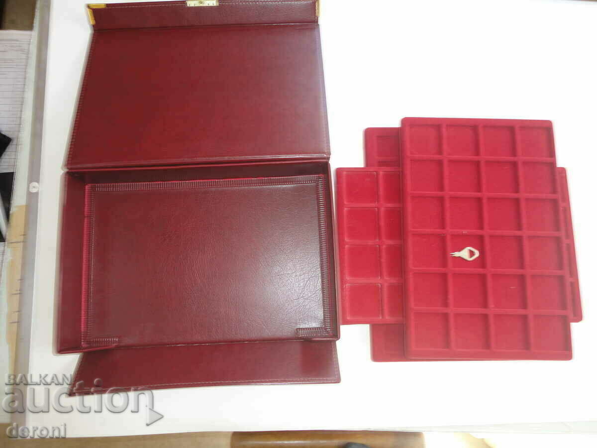 Auction  Large Luxury Swiss Coin Box 2