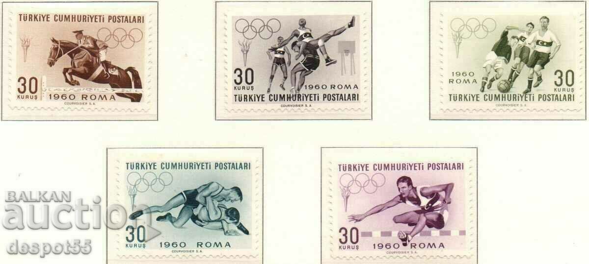 1960. Turcia. Jocurile Olimpice - Roma, Italia.