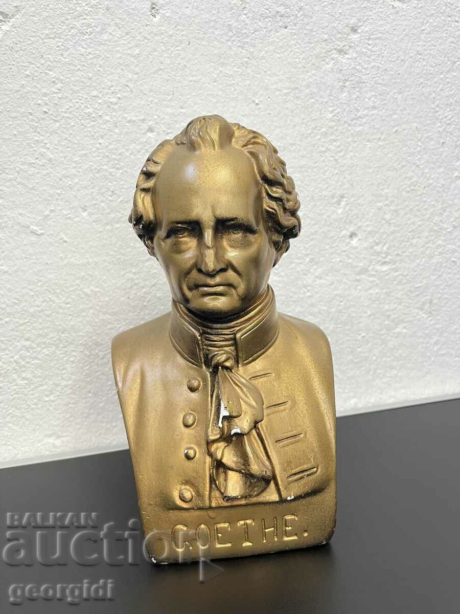 Plaster bust of Johann Wolfgang von Goethe. #5647